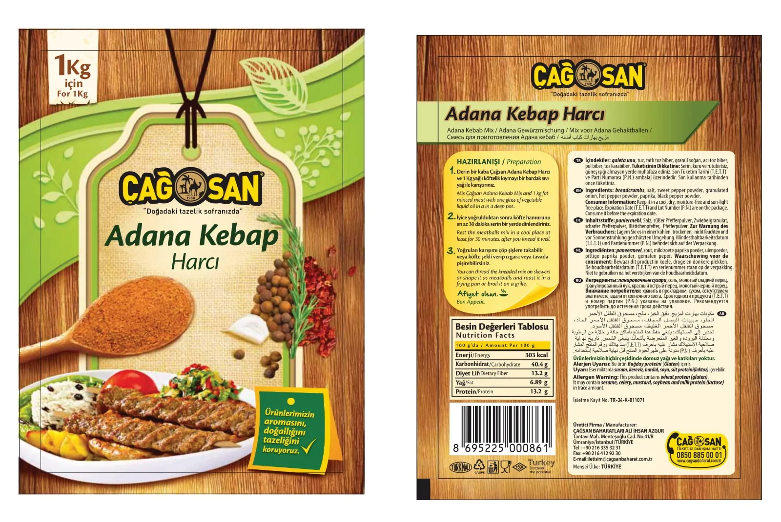 Çağsan Adana Kebap Harcı