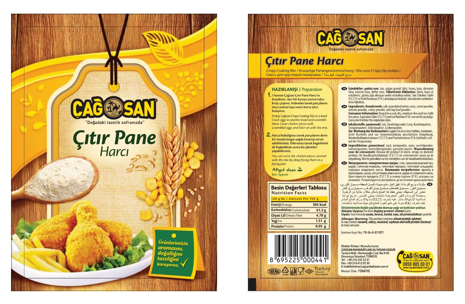 Çağsan Çıtır Pane Harcı