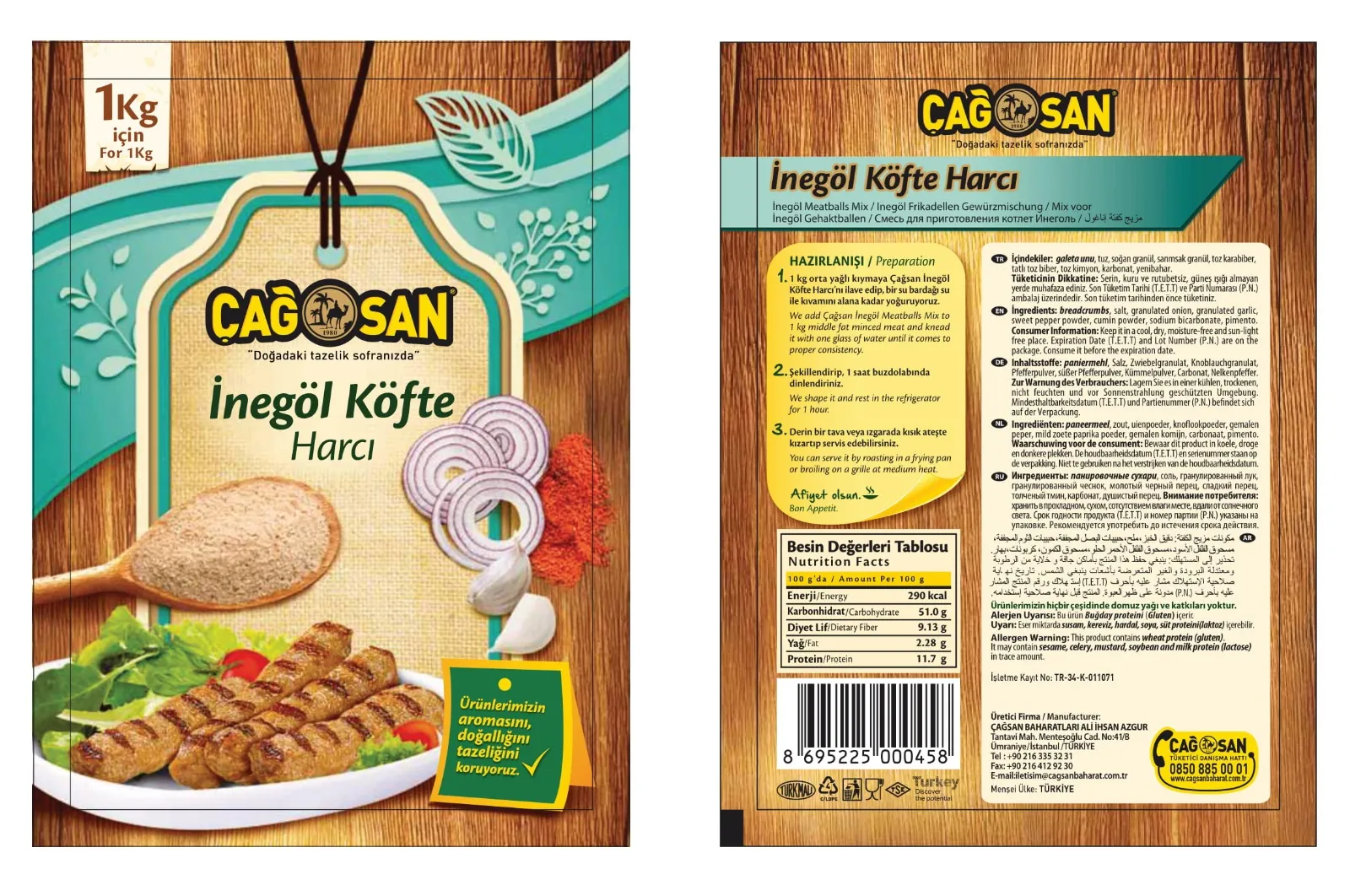 Çağsan İnegöl Köfte Harcı